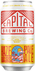 The Beer Drop Capital Brewing Haze Oasis Hazy Pale Ale Capital Brewing Haze Oasis Hazy Pale Ale