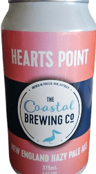 The Beer Drop Coastal Brewing Co Hearts Point New England Hazy Pale Coastal Brewing Co Hearts Point New England Hazy Pale