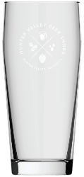 The Beer Drop Hunter Valley Beer Snobs Willi Becher 480ml Beer Glass Hunter Valley Beer Snobs Willi Becher 480ml Beer Glass