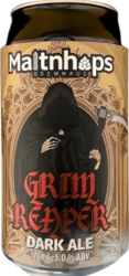 The Beer Drop Maltnhops Brewhaus Grim Reaper Dark Ale